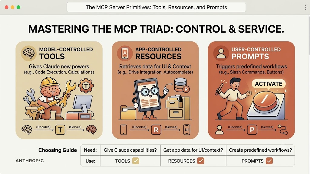 The MCP Server Primitives: Tools, Resources, and&nbsp;Prompts